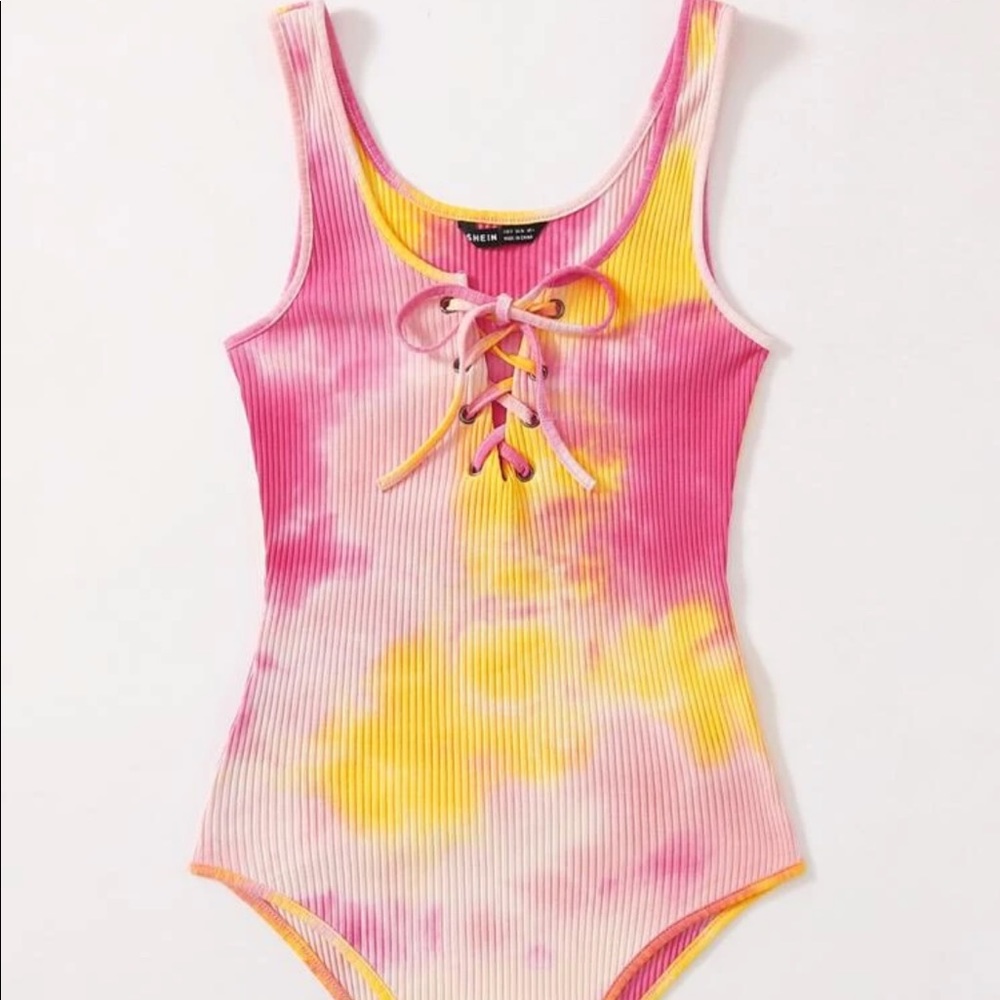 Tie dye bodysuit